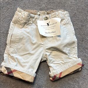 Burberry 12 Month Boys Classic Shorts EUC